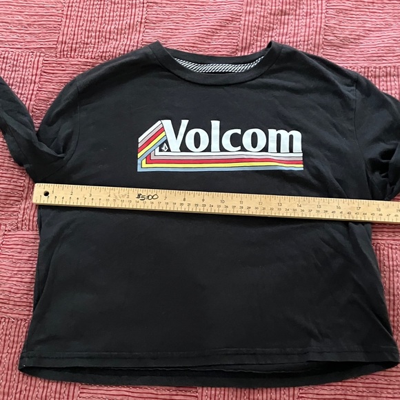 Volcom ladies size small long sleeve cotton blend tshirt - Picture 5 of 13